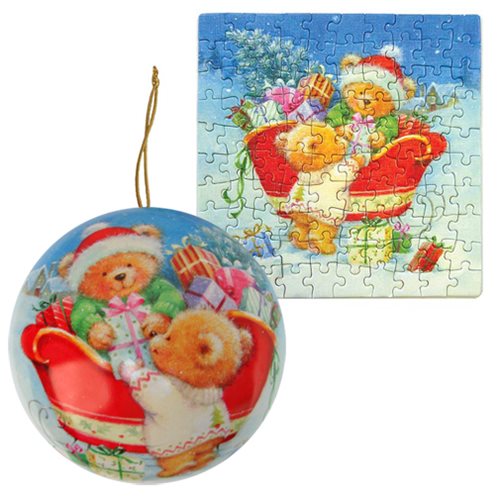Holiday Ornament Bears Puzzle
